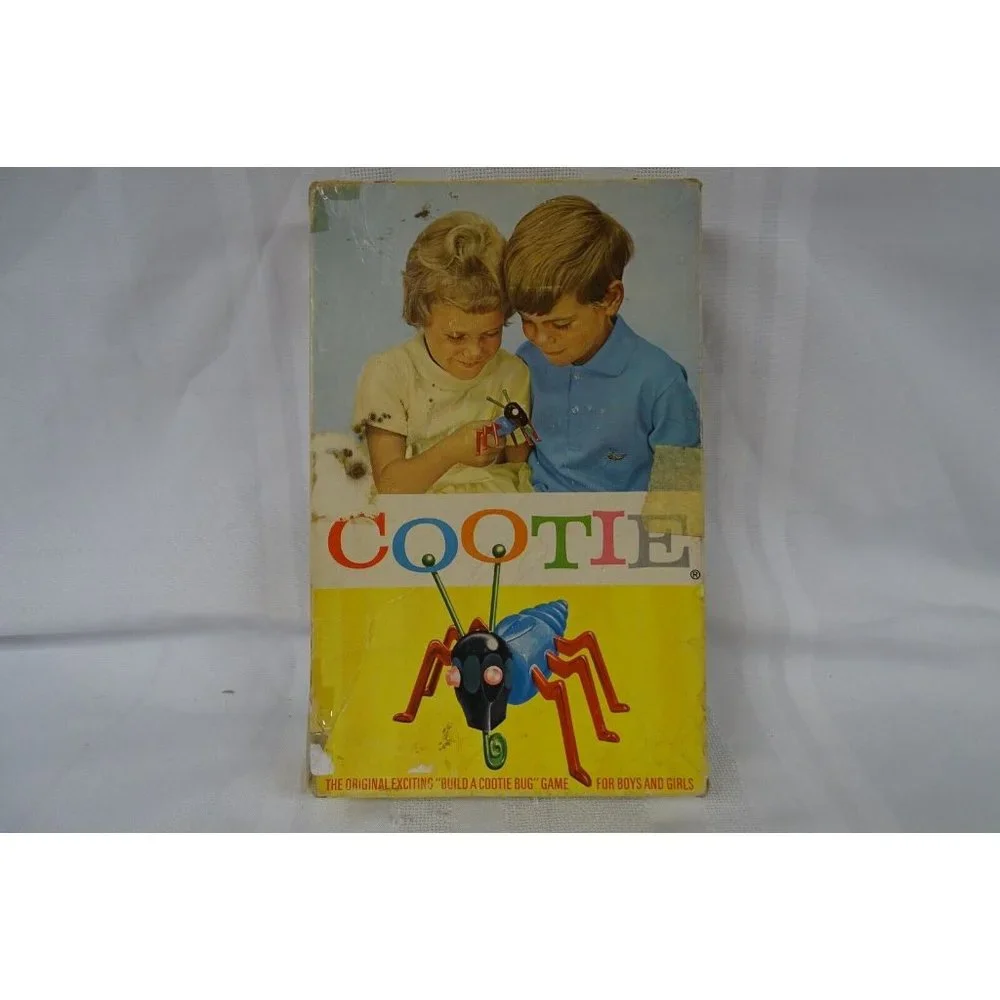 Vtg. 1949 Cootie Game Shaper Complete